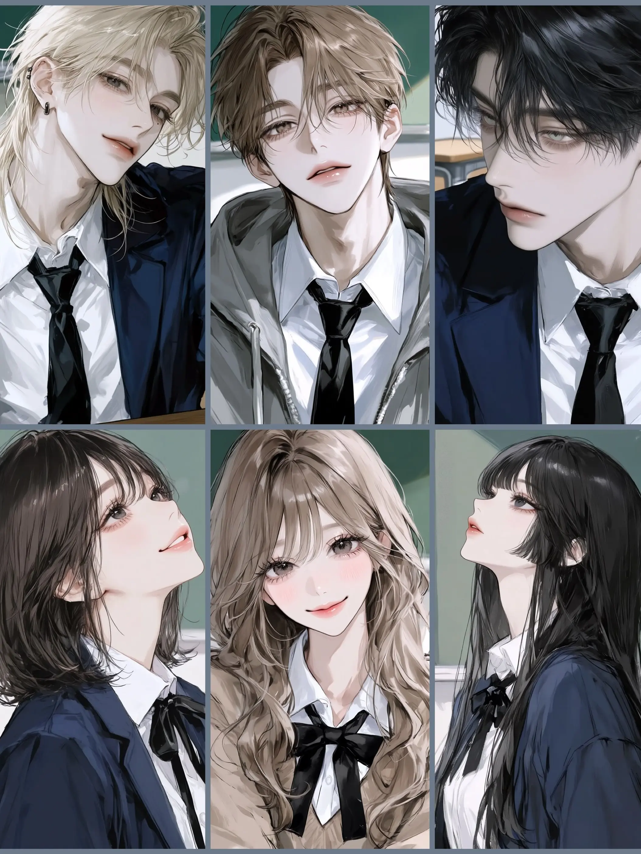 Brxc5_0130의 青藍高校の男女グループ