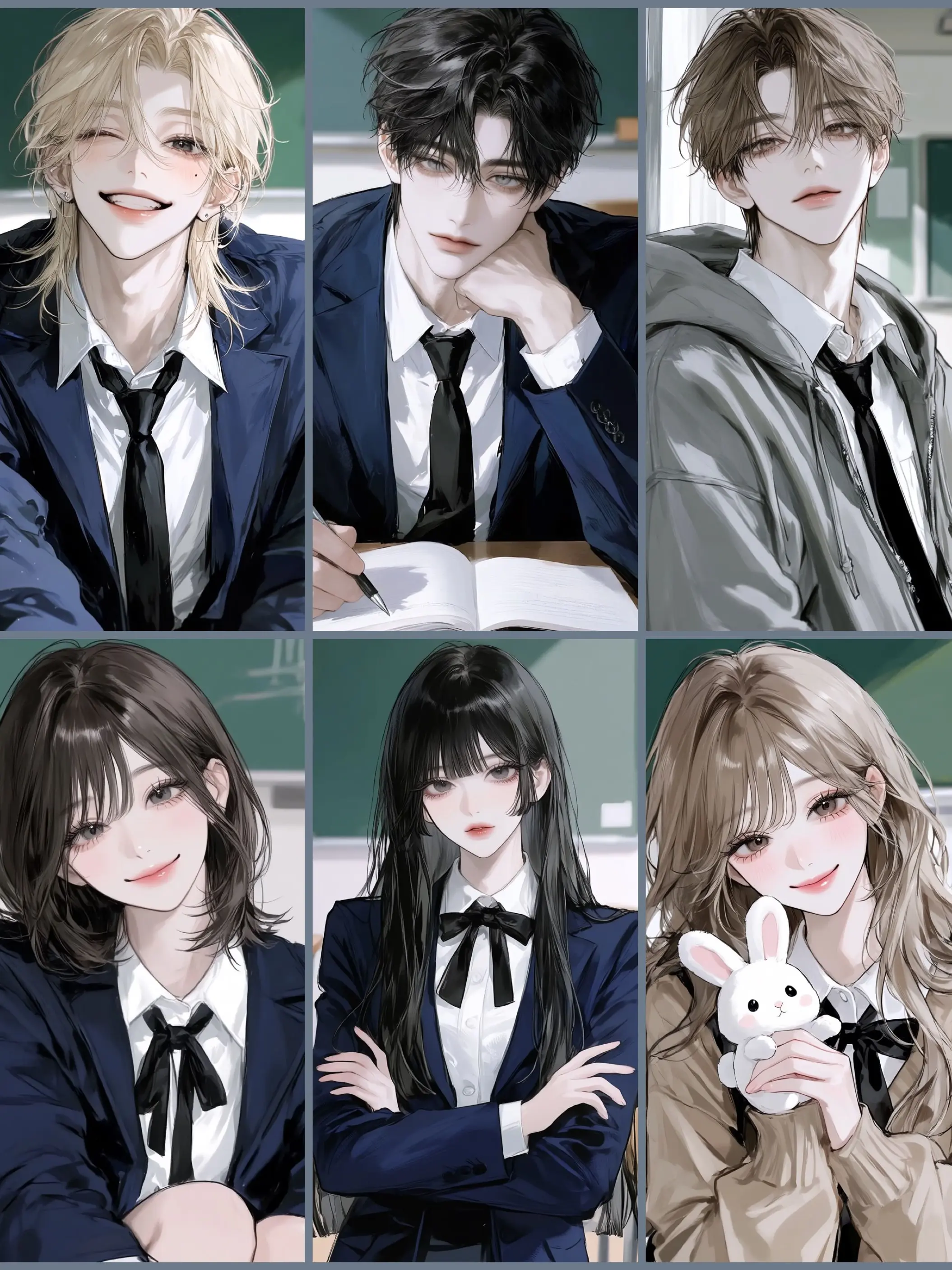 Brxc5_0130의 青藍高校の男女グループ