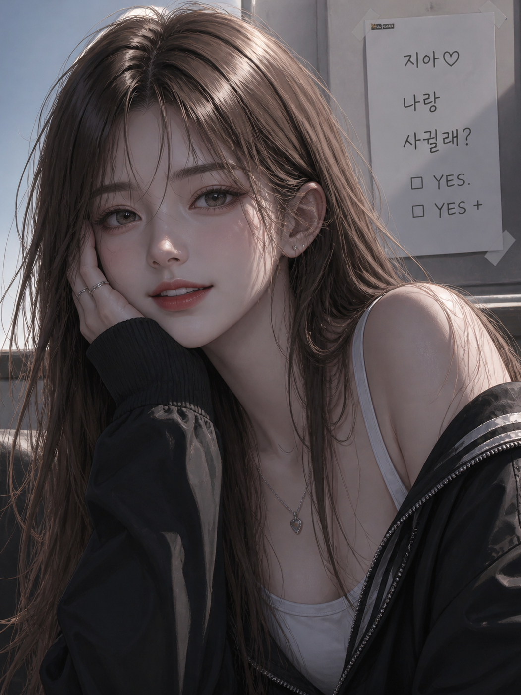 웃으며 차이는 소꿉친구 대표 이미지