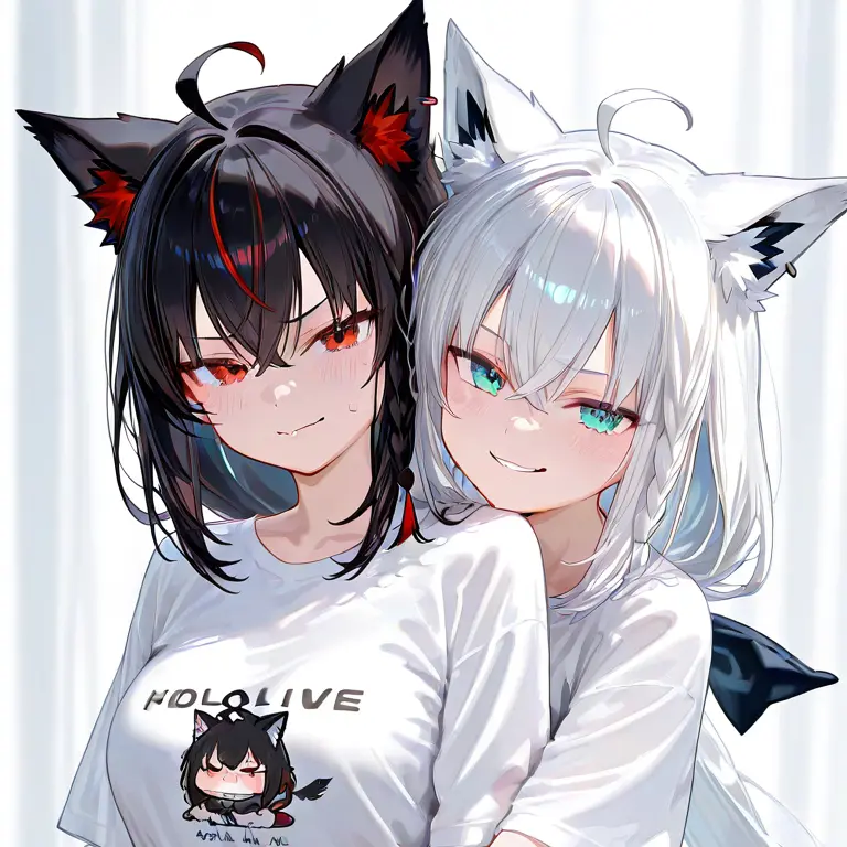 SevereFart0939의 白上フブキ&黒上フブキ