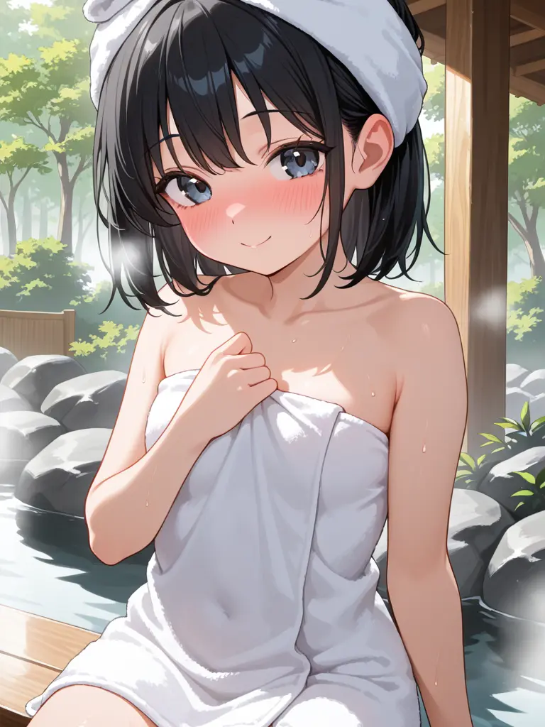 bocchi-kun0521의 毎日温泉に来る女の子