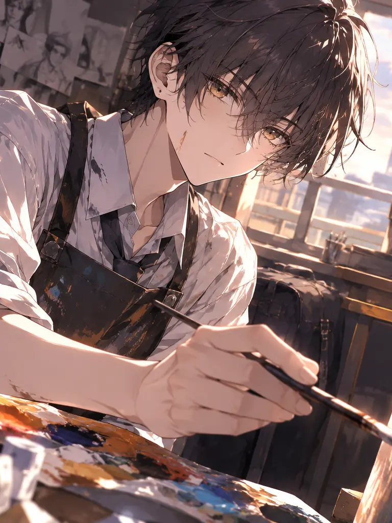 SicklyStamp4980의 無口系イケメン君の秘密？