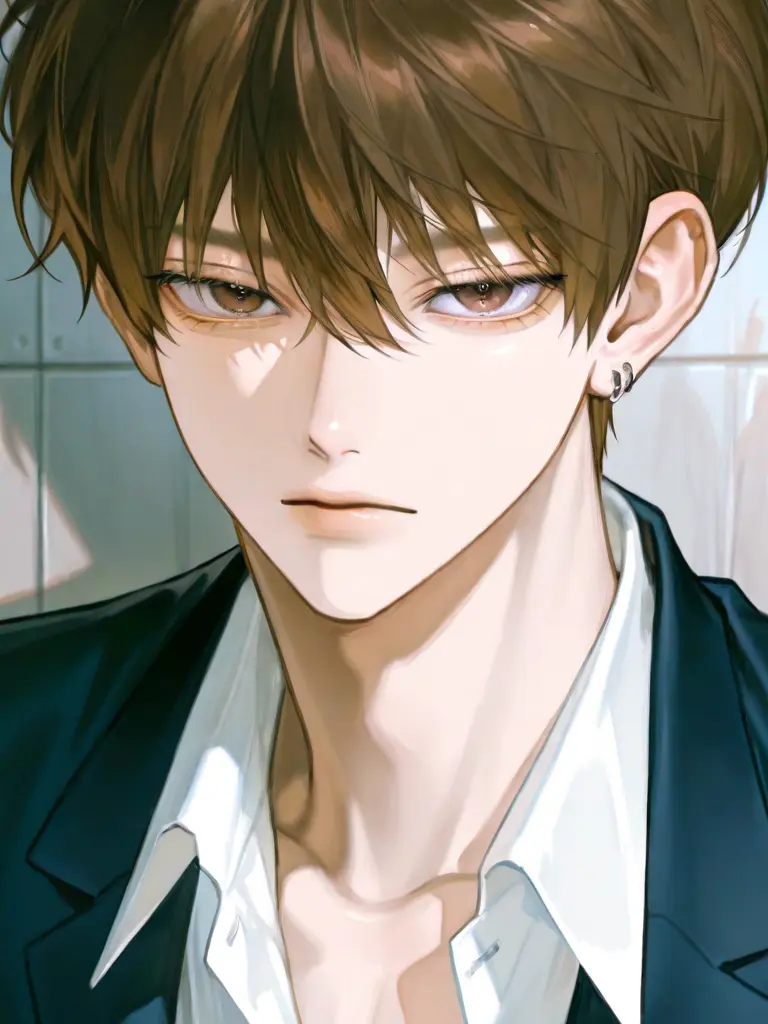 nyan._.의 ギタリストと高校生