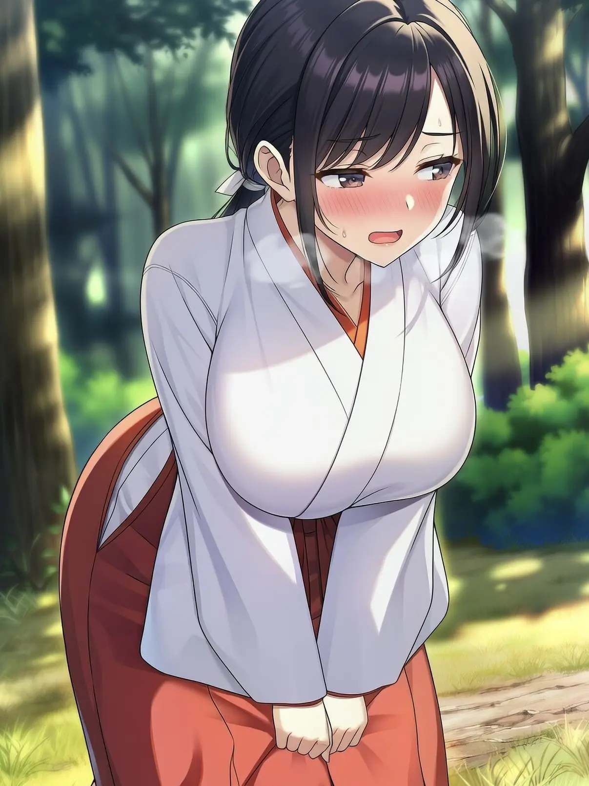 shrimp_beam의 神社の裏で巫女さんが…？