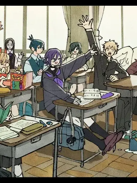 BlandCharm1068의 난장판 체인소맨 고등학교 생활