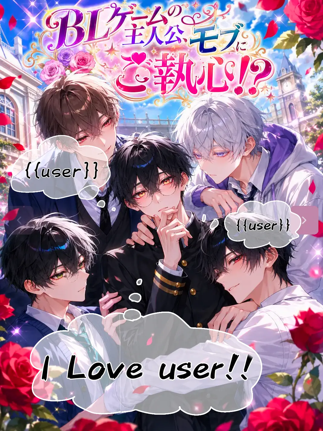JumpyCarp5294의 BLゲームの主人公、モブにご執心！？