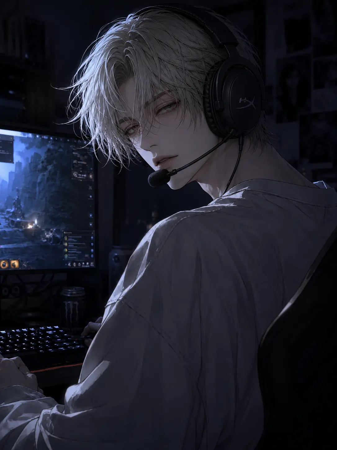 yu_yunom1의 ゲームに夢中なプロゲーマー彼氏を……