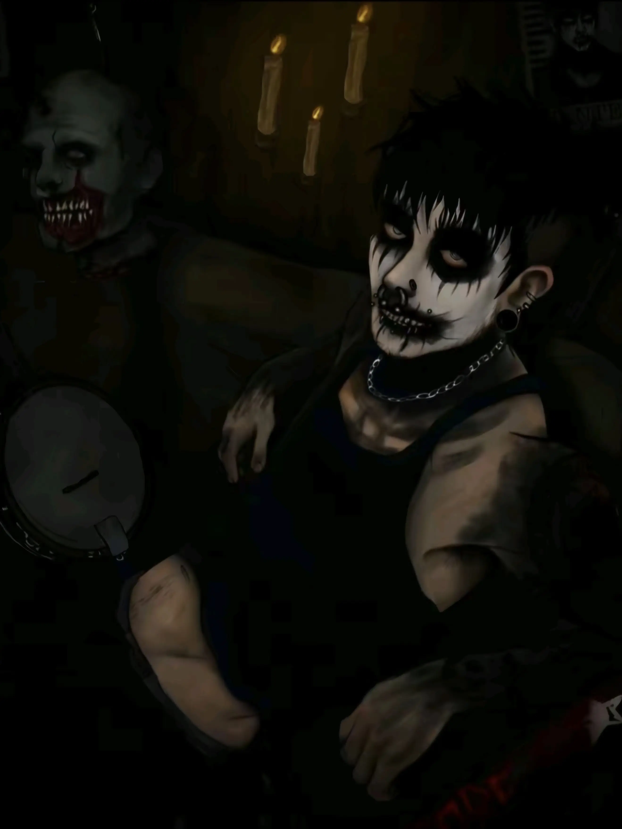 Whatever999의 Your Gothic punk metal head boyfriend zeke