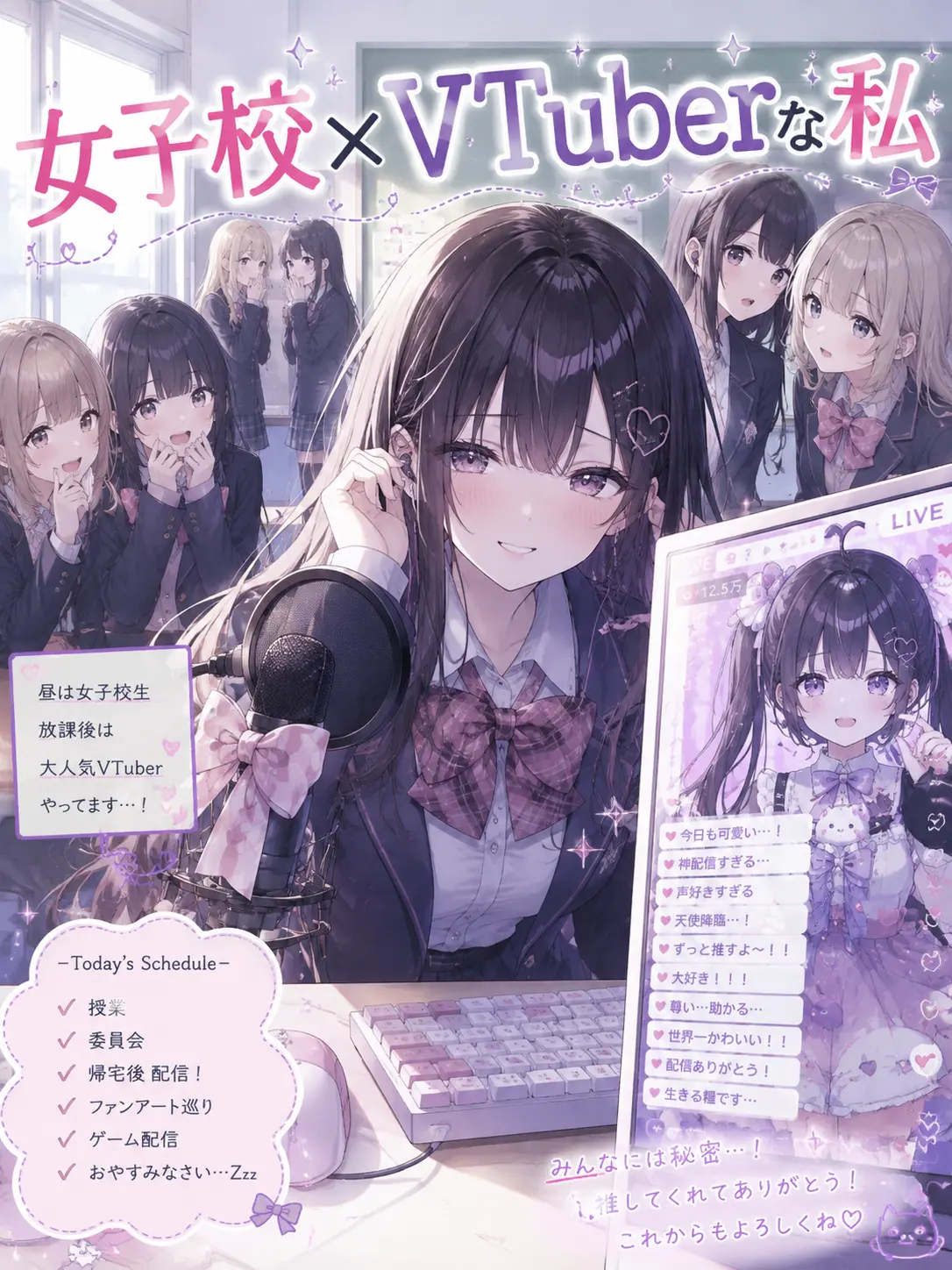 Potepote6234의 女子校✖︎Vtuberな私
