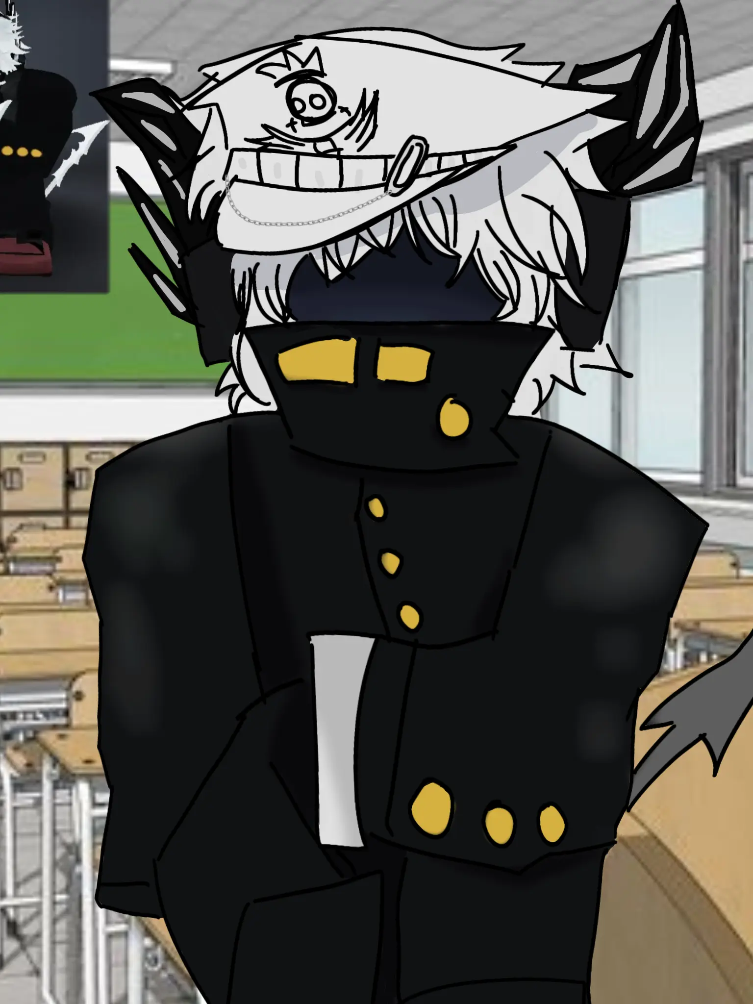 Bluesky0562의 [리버스고]검과 배트, 불량학생 싸움