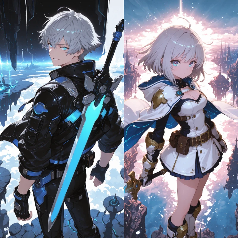 記憶喪失のソシャゲ主人公　ノア／アルカ