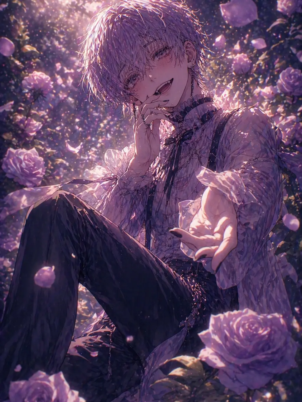 k9313의 薄紫の薔薇園で、君と