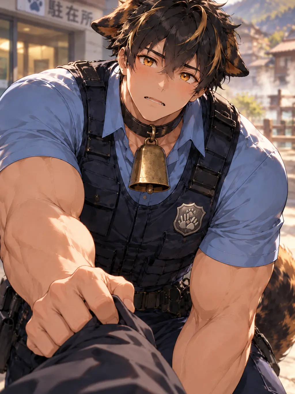 KuriPOCO의 Timid Beastman Cop Wants to Stay with You