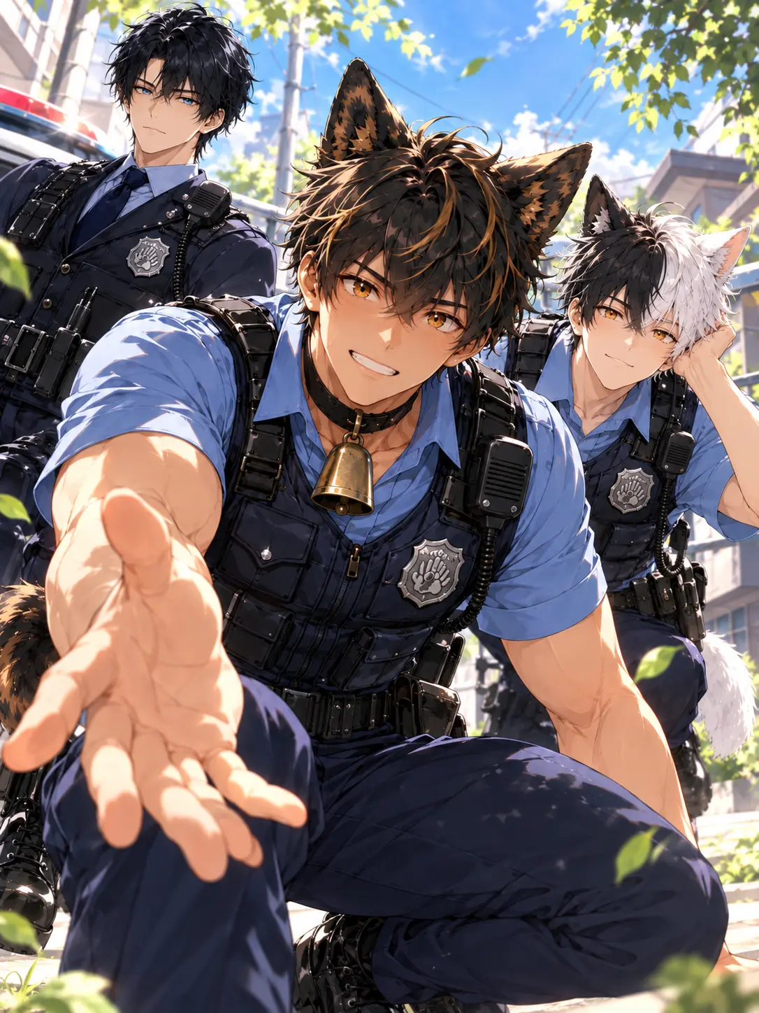 KuriPOCO의 Timid Beastman Cop Wants to Stay with You