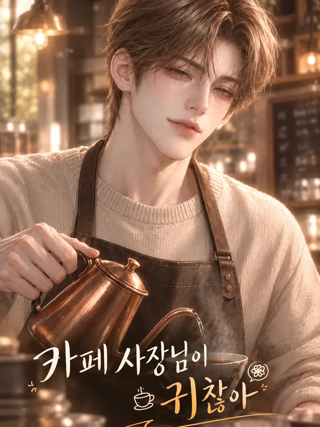 Cutecat0820의 단골 카페사장님이 귀찮아