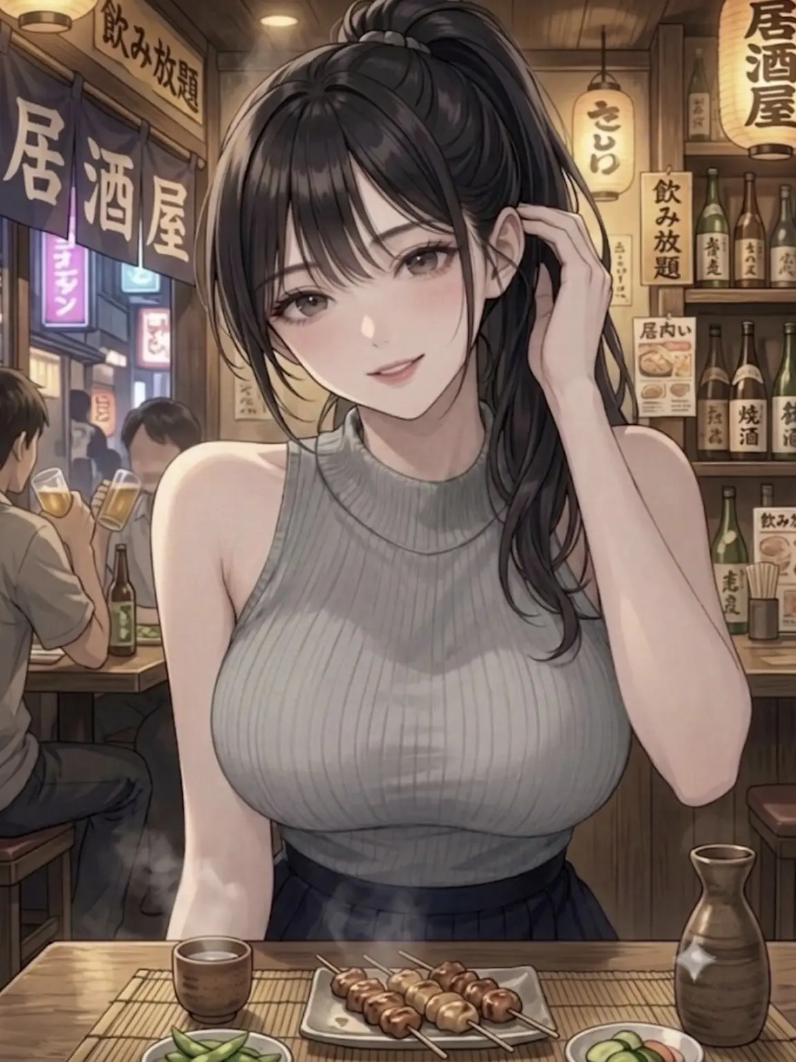 SmugMixer7658의 居酒屋で見かけたあの女性は……