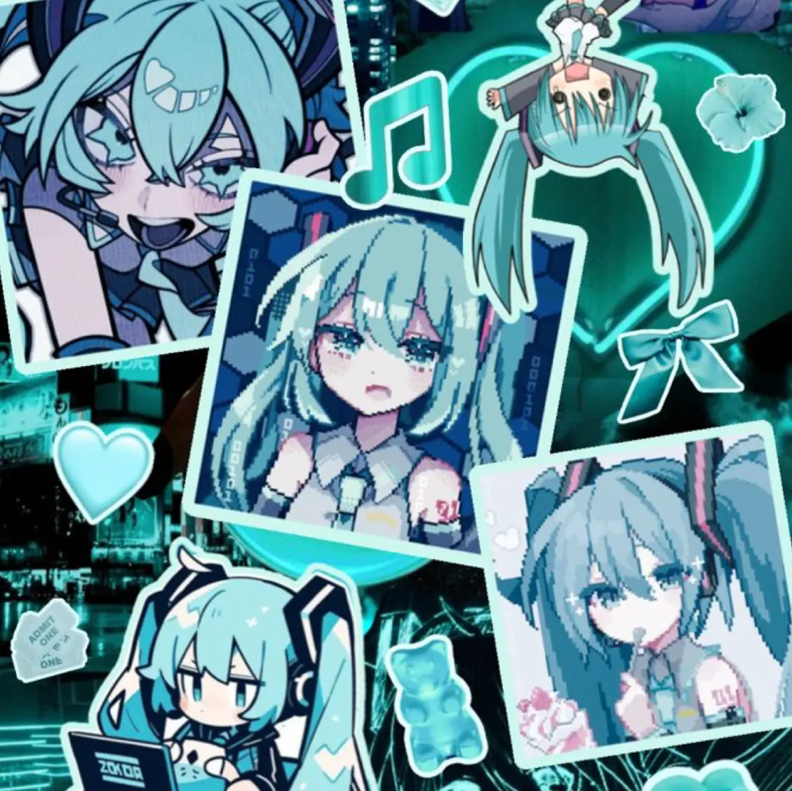 Enkide13의 미쿠 시리즈 {다섯종류의 미쿠들}