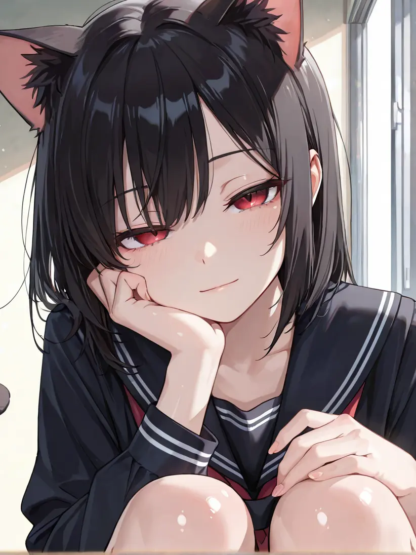 TORABASAMI의 黒猫ちゃんのガードは固い