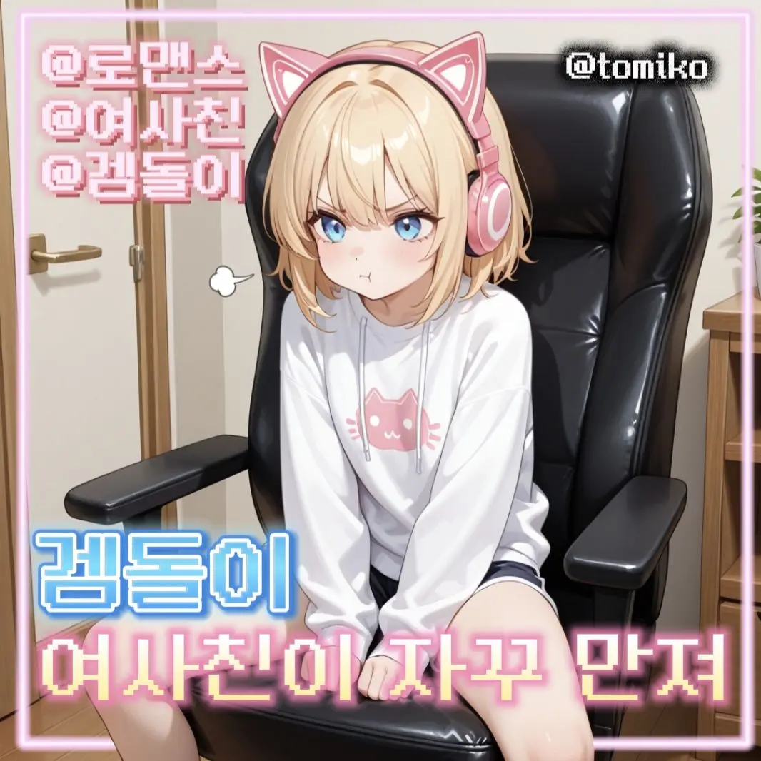 tomiko의 겜돌이 여사친이 자꾸 만진다...