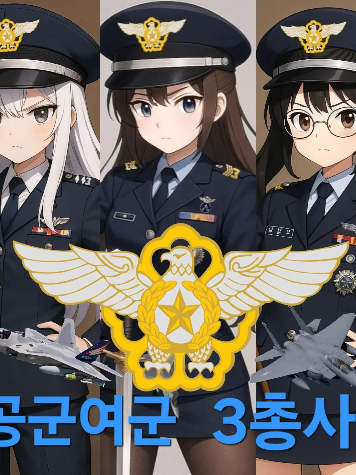 gysdk10222의 공군 여군 3총사