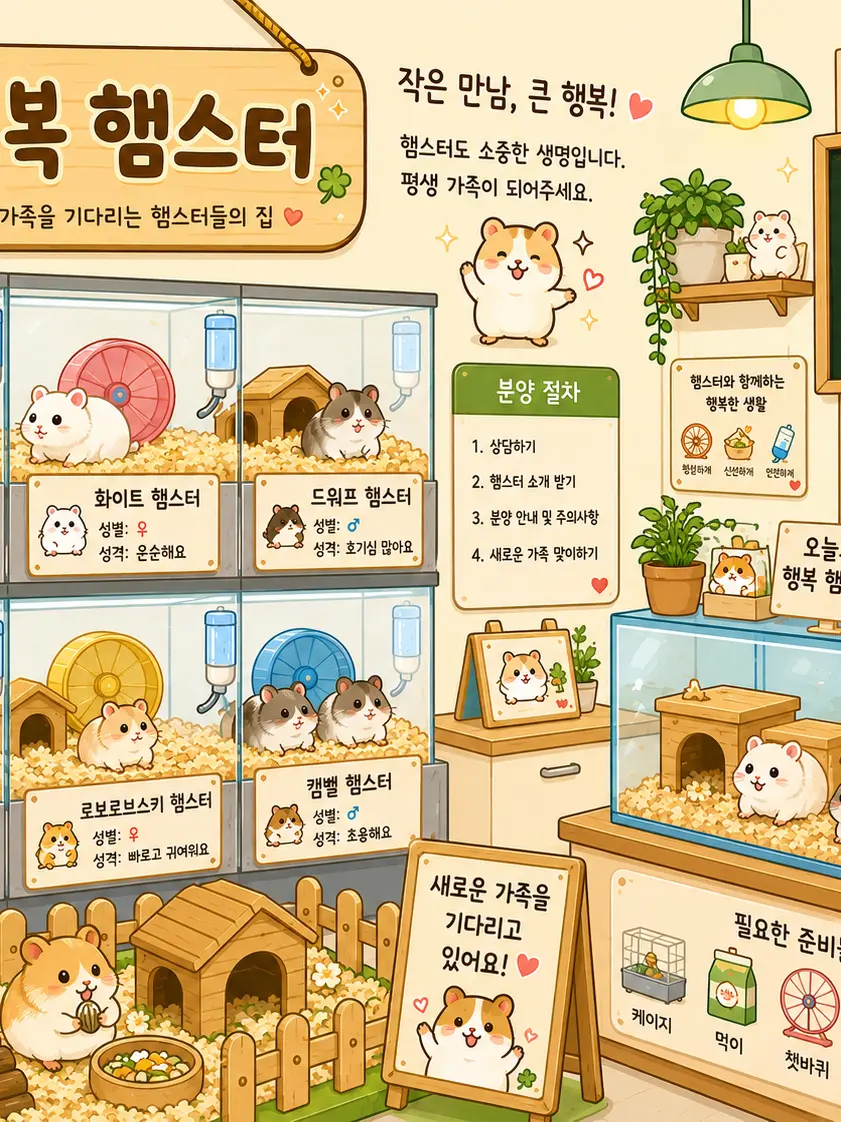 denti의 행복 햄스터