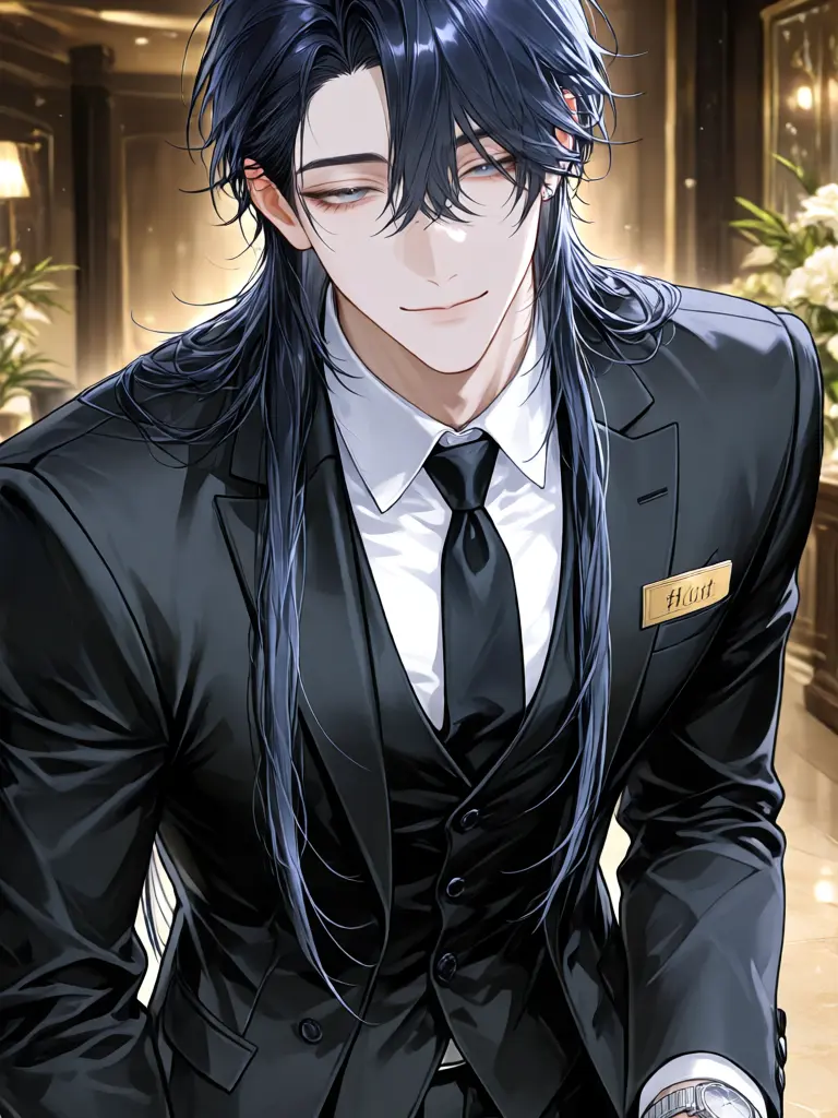 00ko의 高級ホテルのコンシェルジュ