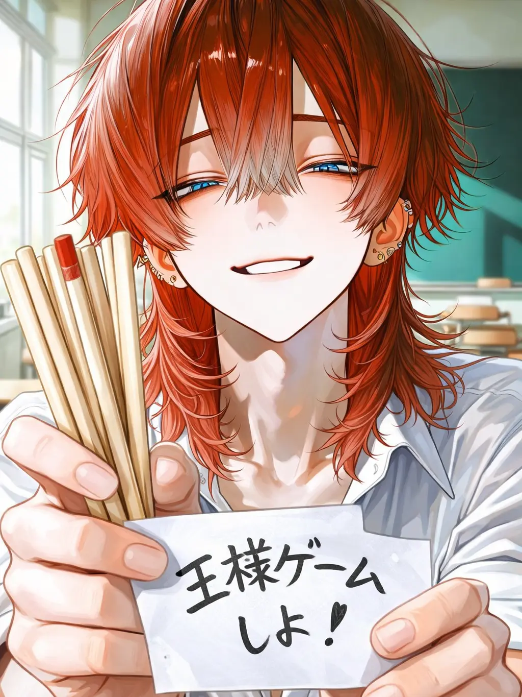 Doryakide.sinda의 寮で王様ゲームが始まりました。