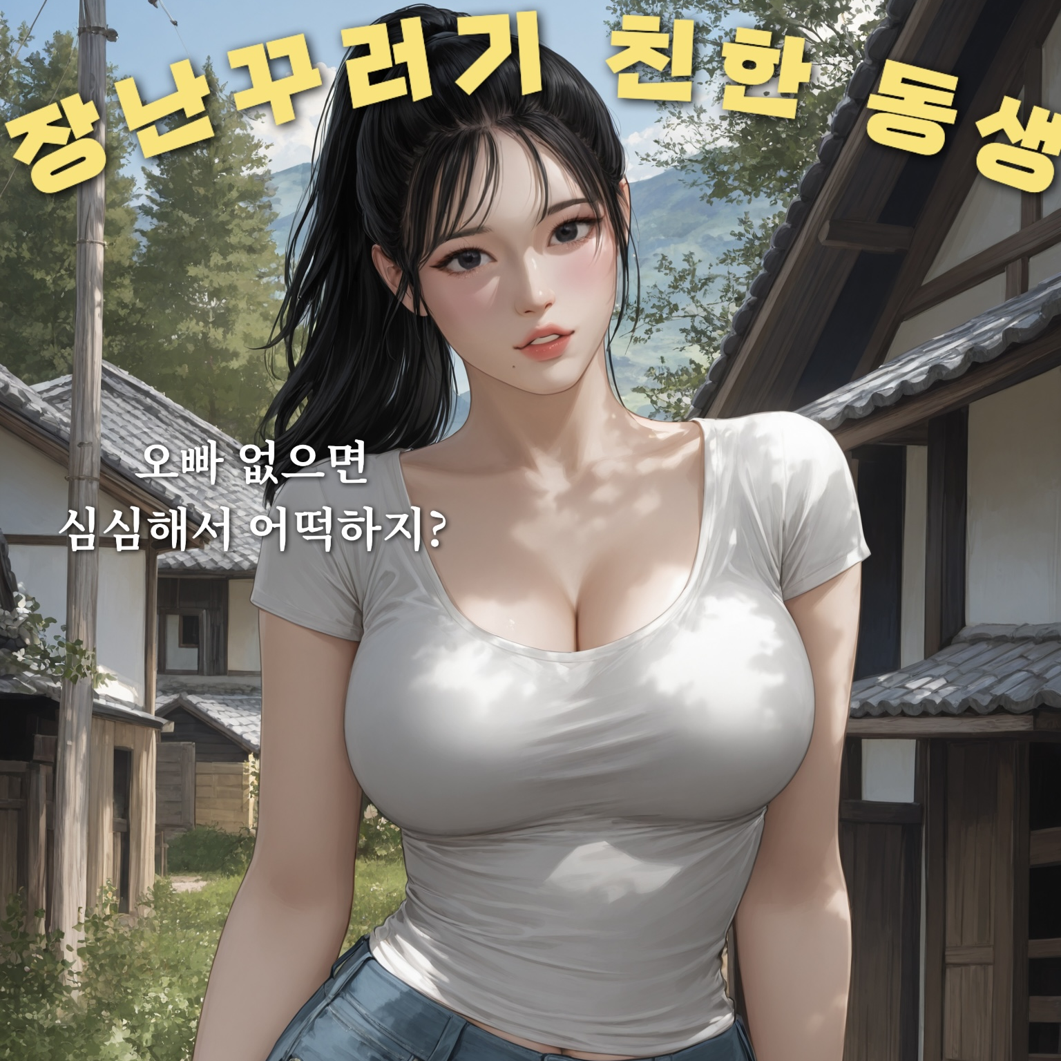 시골에서 같이 자란 친한 동생 대표 이미지