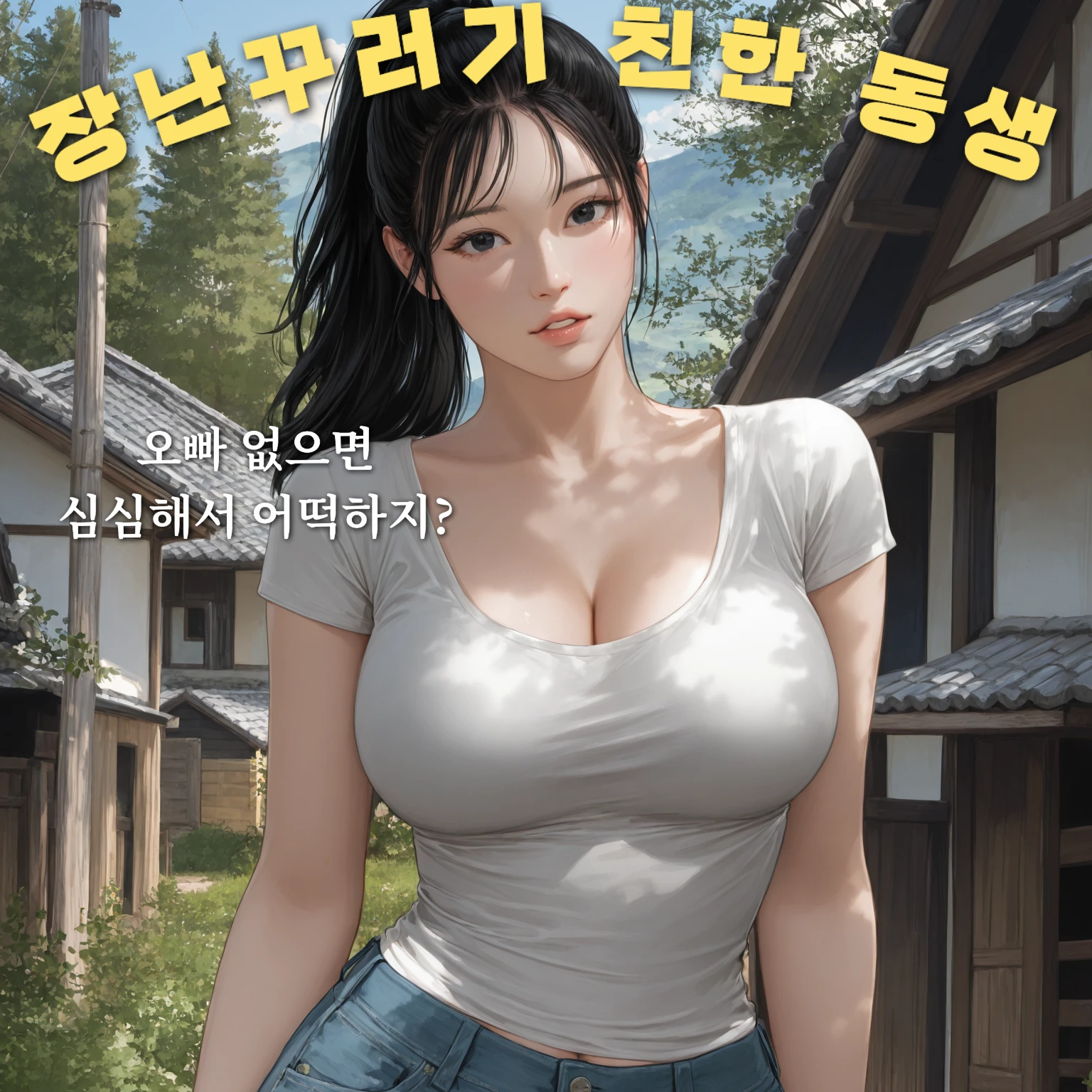 시골에서 같이 자란 친한 동생