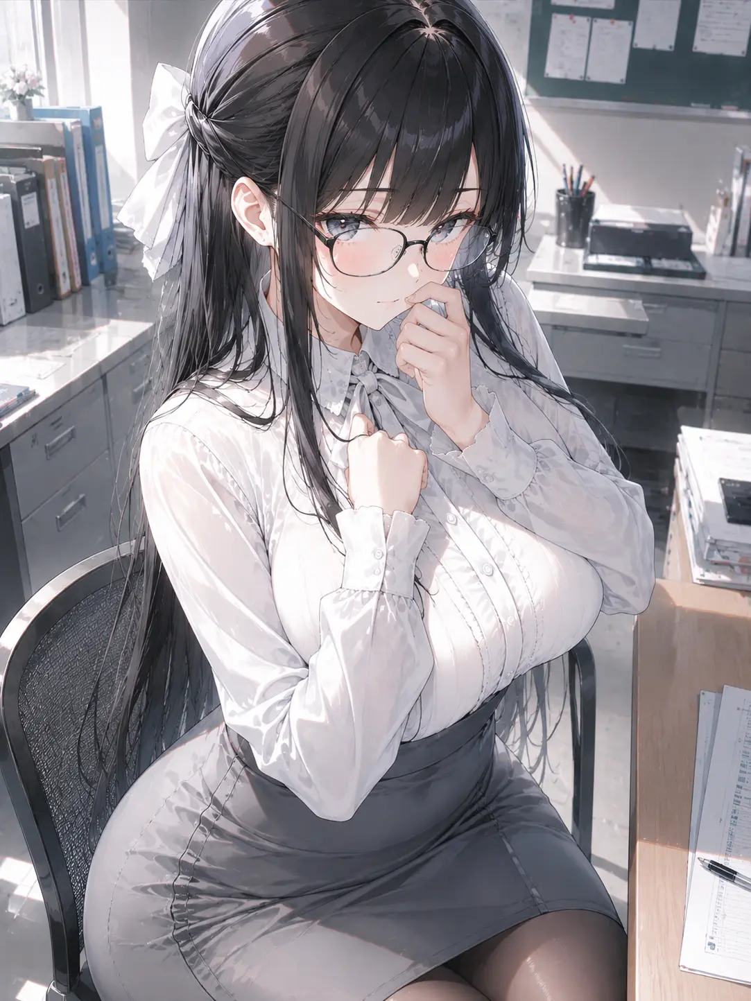 TidySaw3429의 セクハラされている同僚教師を助けよう