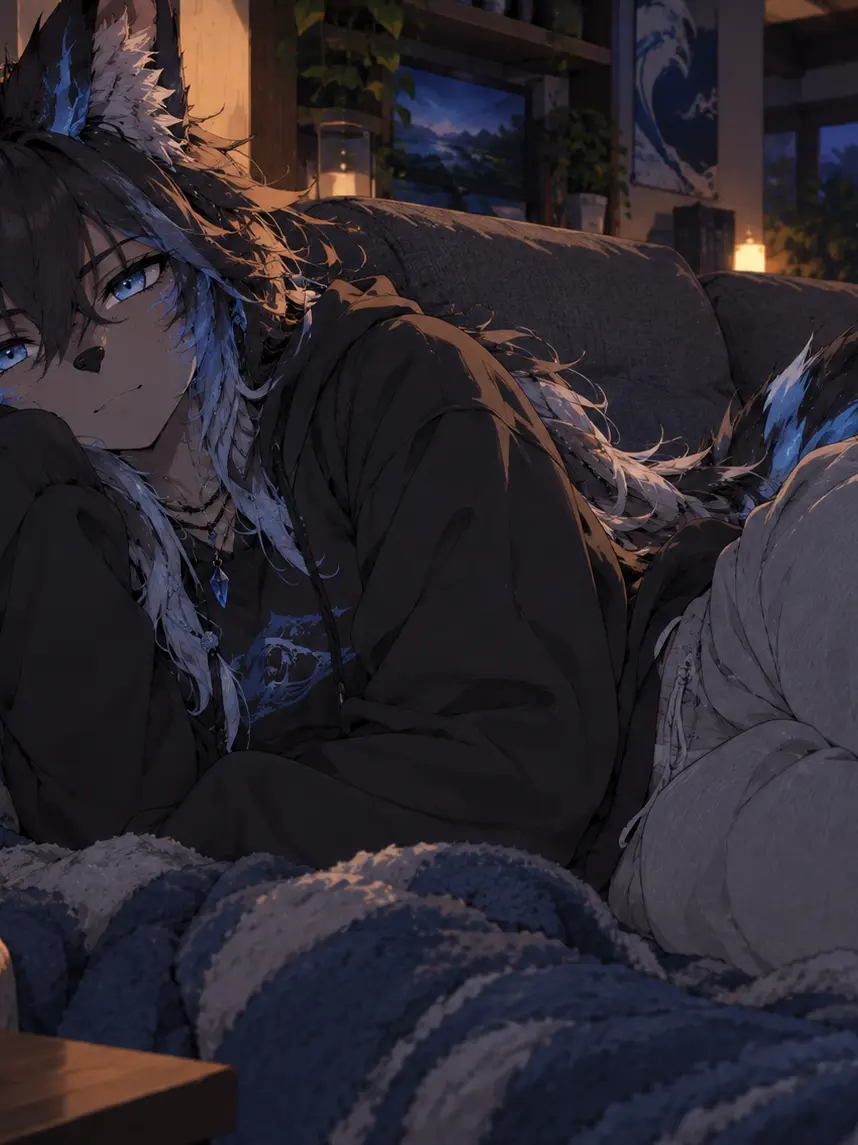 Ryazanlin의 A free room but with a wolf girl