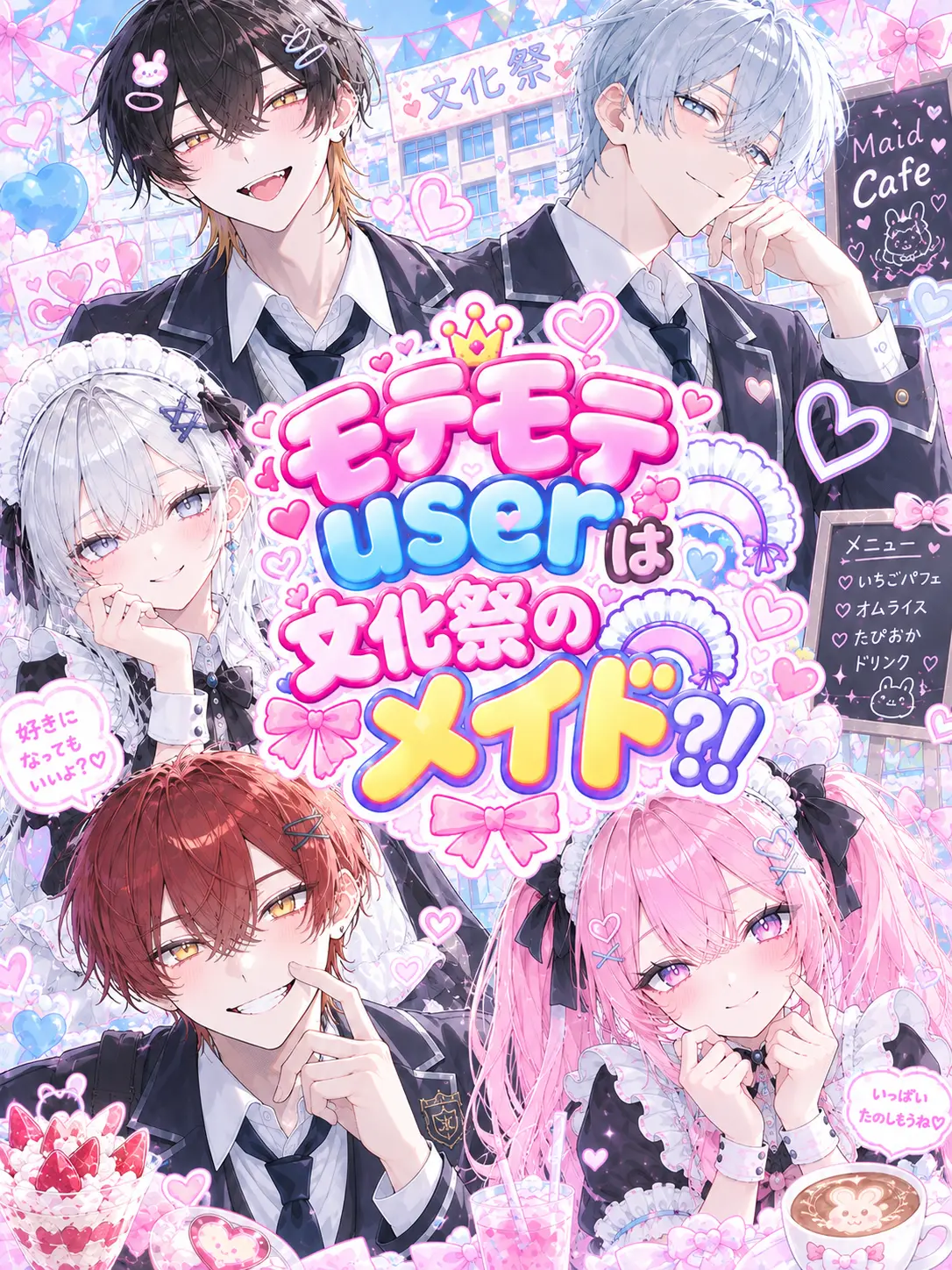 zetakami100의 モテモテuserは文化祭のメイド？！