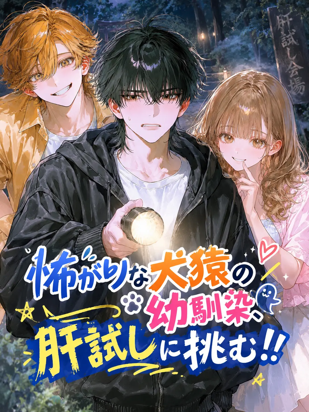 Mazirabu_doseiheki의 怖がりな犬猿の幼馴染、肝試しに挑む！！