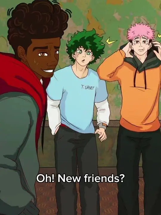 zeepyharm의 JJK x MHA x SPIDERVERSE