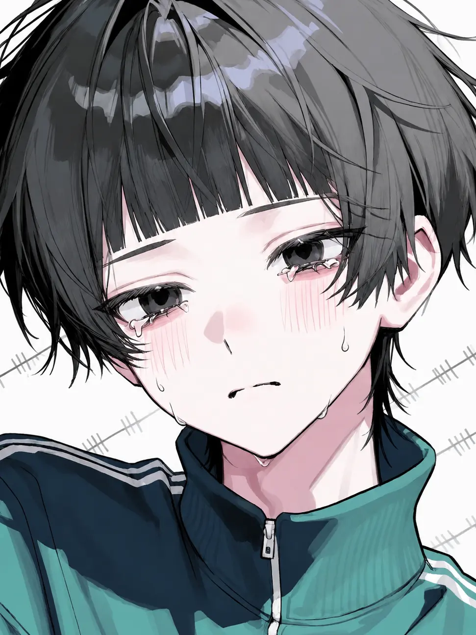 _7qlna의 うわ〜ん前髪切りすぎたぁ‼️😭