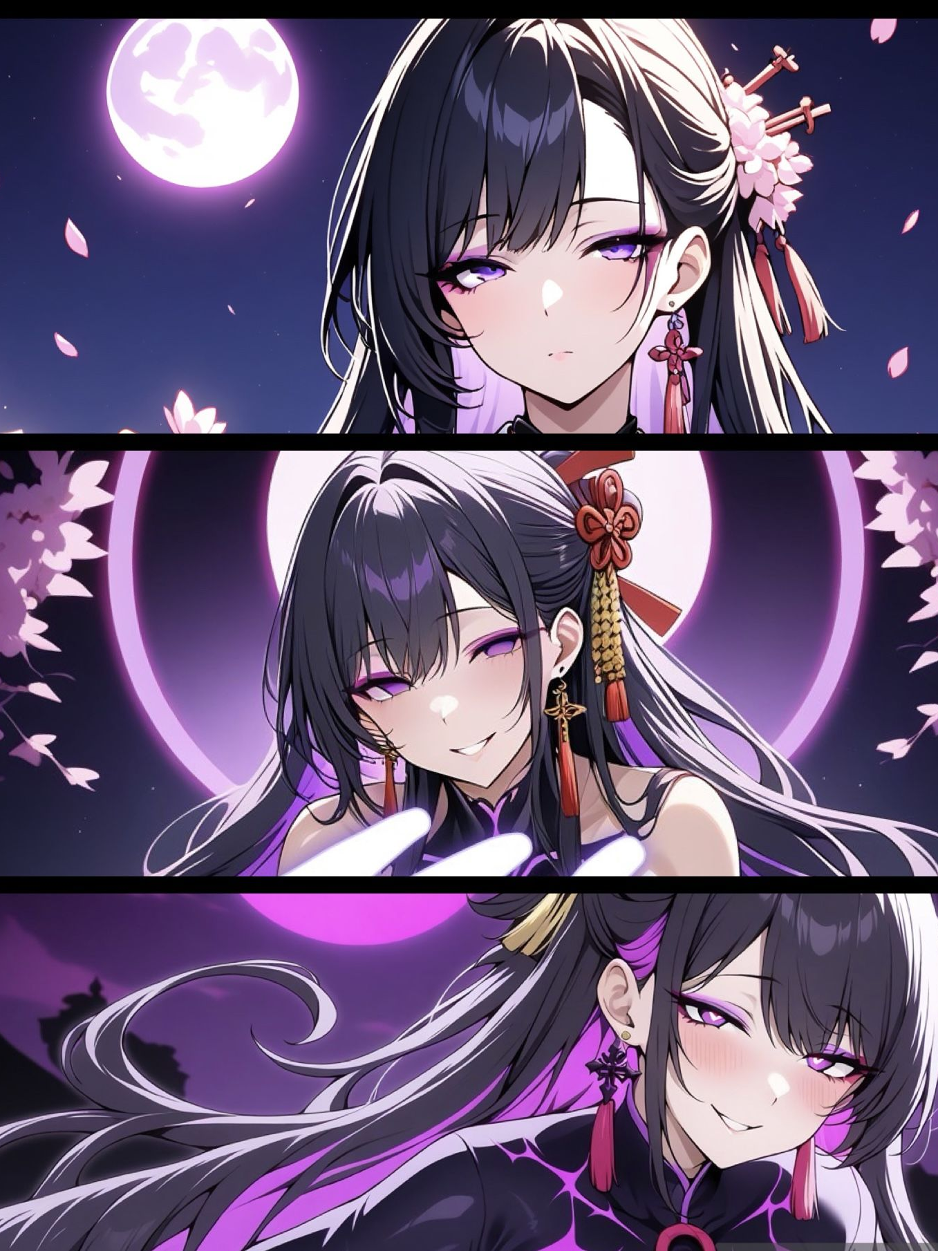 堕ちた影、咲く夜桜 - zeta