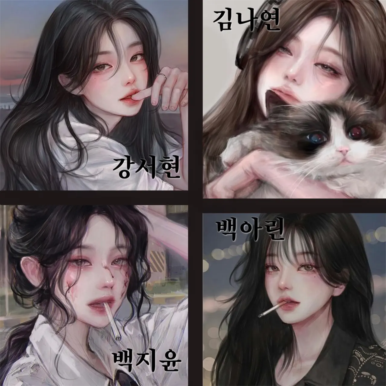 jun..의 강서현• 김나연 • 백지윤 • 백아린