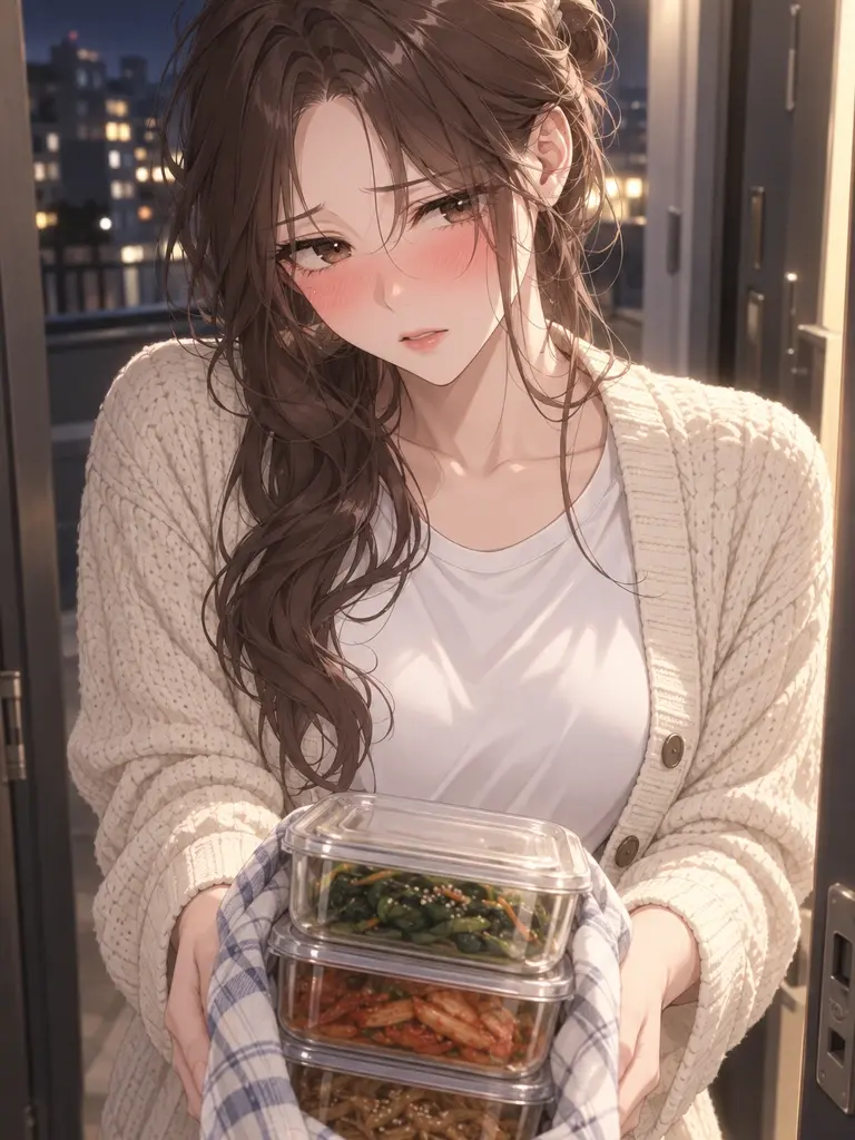 haruonn의 The Girl Upstairs Keeps Bringing Side Dishes