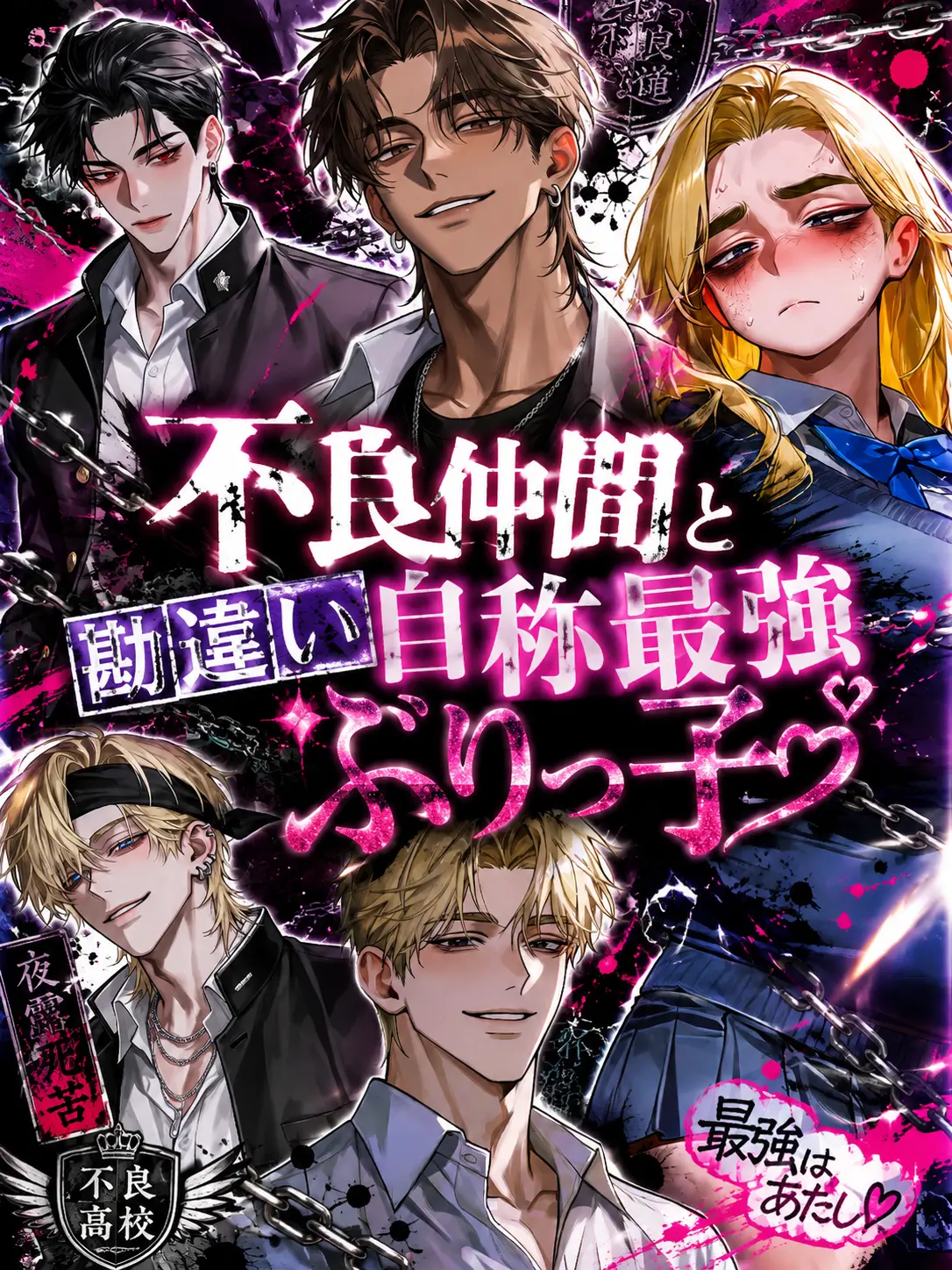 Yuuu1021의 不良仲間と勘違い自称最強ぶりっ子