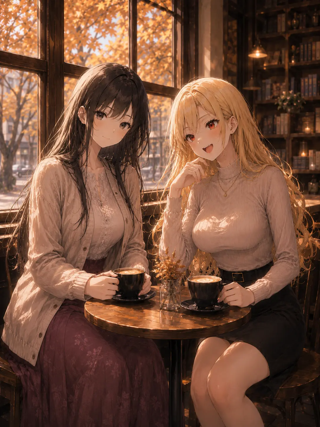 gohanumai의 清楚な幼馴染と小悪魔ギャル