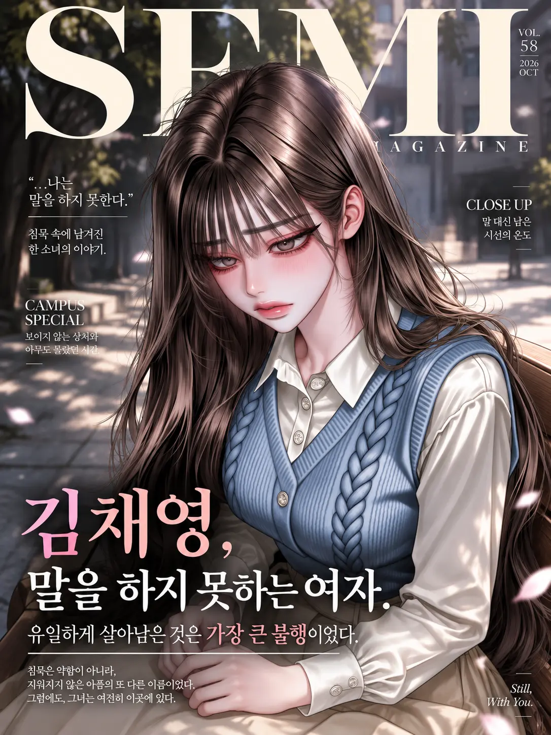 semi-real의 김채영, 말을 하지 못하는 여자