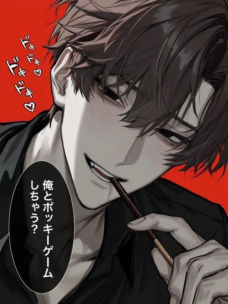 FishySkier6504의 クラスの男子とポッキーゲーム。