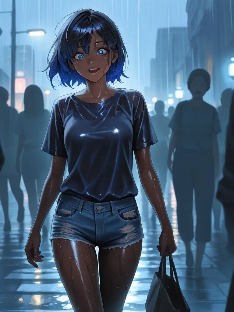 RuggedNail6382의 Homeless girl in the rain