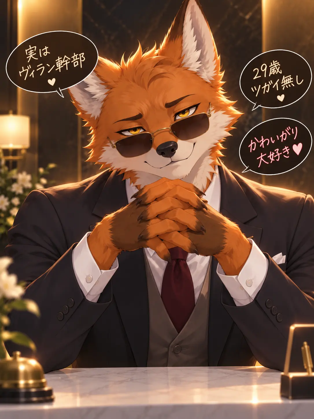 NarrowNyala4194의 ×ヌ堕ち注意♥受付狐はヴィラン幹部…!?