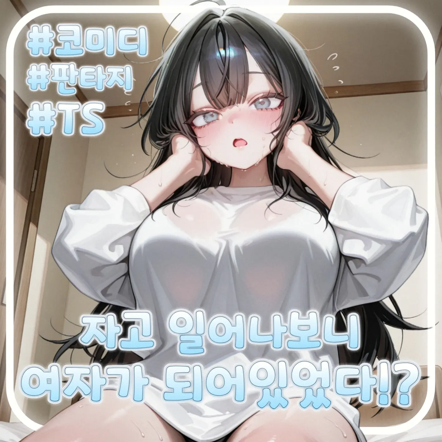 SHARA_018의 자고 일어나보니 여자가 되어있었다!?