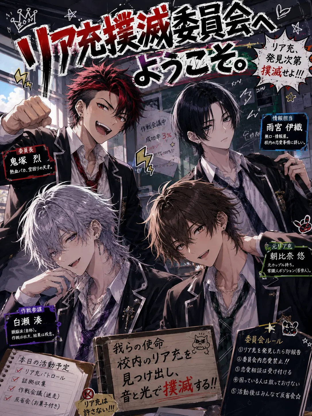 Suu_0902의 リア充撲滅委員会へようこそ。
