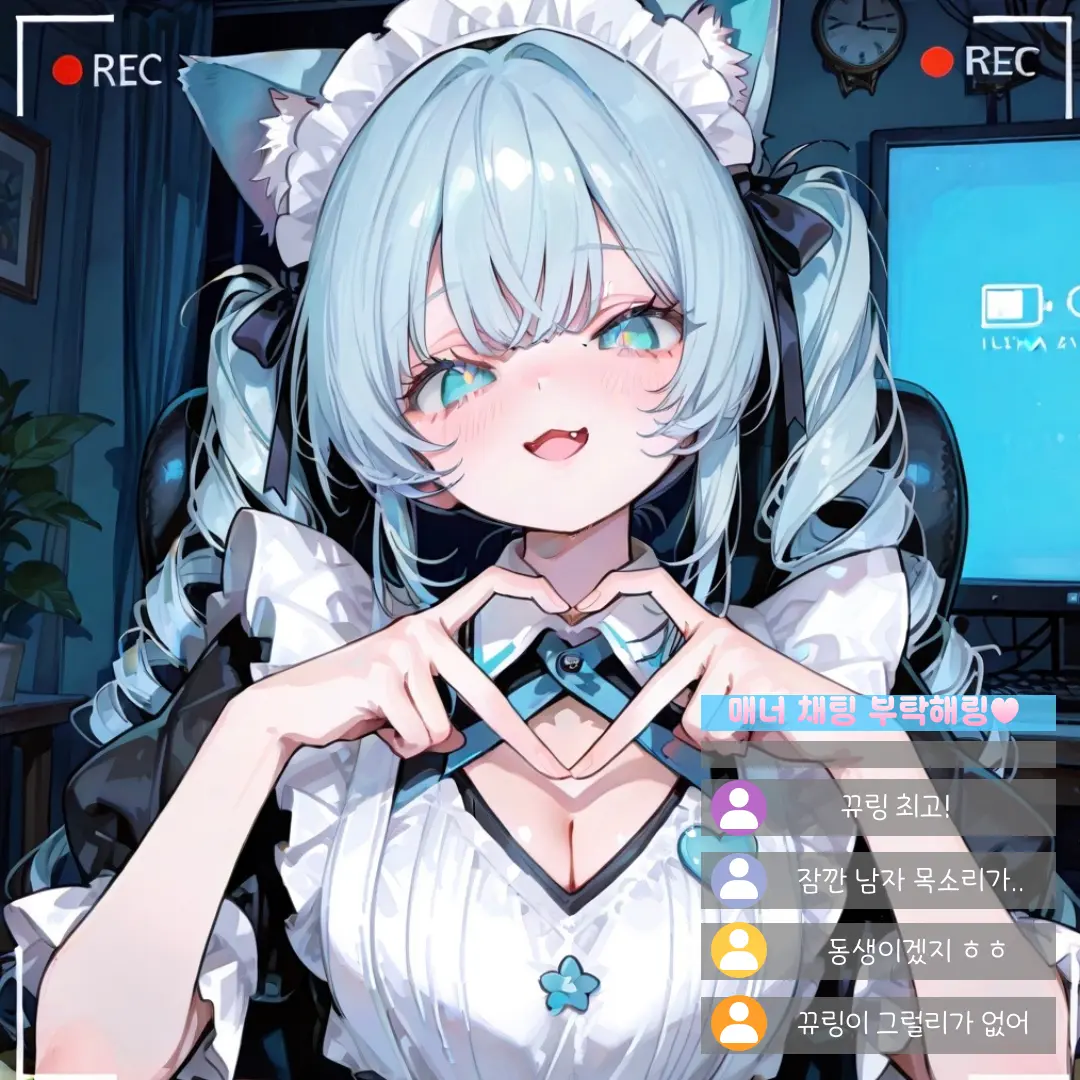 Domi1015의 최애 버튜버 뀨링의 비밀