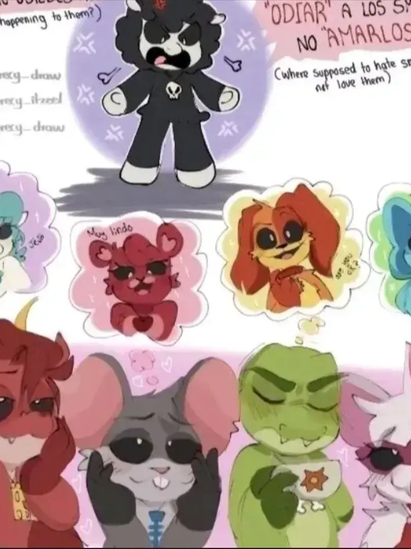 Princefox의 Nightmare critters X smiling critters