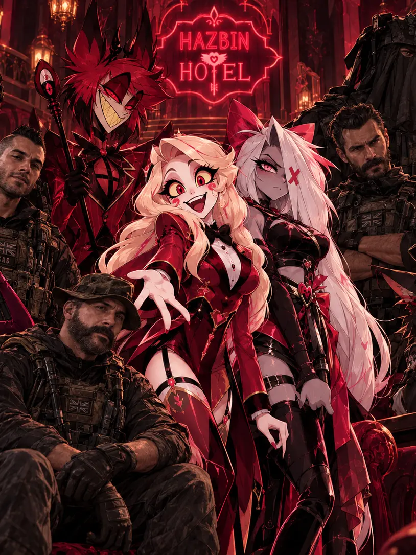MoonBeam1의 Hazbin Hotel x TF141 Operation: HELLBOUND