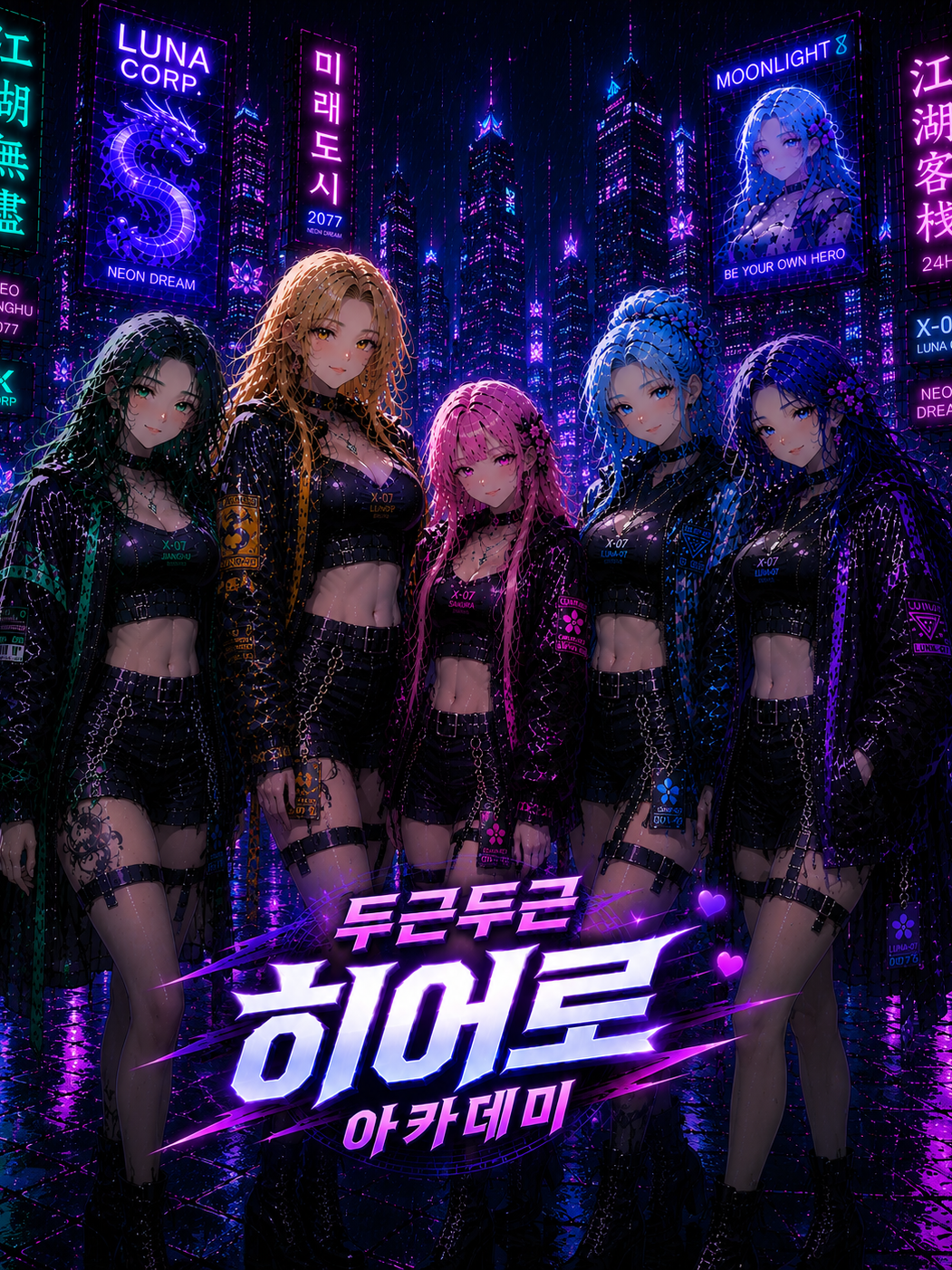 두근두근 히어로 아카데미 대표 이미지